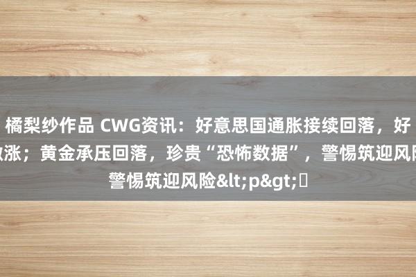 橘梨纱作品 CWG资讯：好意思国通胀接续回落，好意思元周三微涨；黄金承压回落，珍贵“恐怖数据”，警惕筑迎风险<p>​